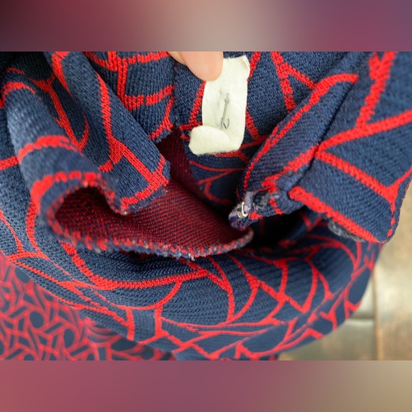 Classic 1960’s Navy & Red Stewardess Style Dress - Jackie O Style - Picture 8 of 9